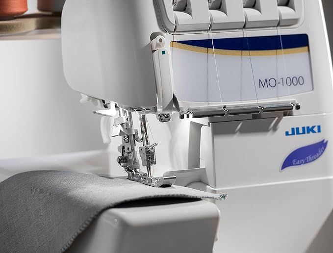 Juki MO-1000 Serger, Push Button Jet Air Looper Threader, Purple