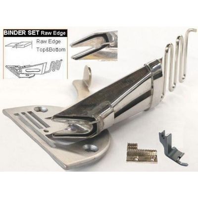 RAW EDGE BINDER (BRAID or TAPE) For Most Single Needle Drop Feed Industrial Machines. S64 RAW EDGE BINDER (BRAID or TAPE) For Most Single Needle Drop Feed Industrial Machines. S64