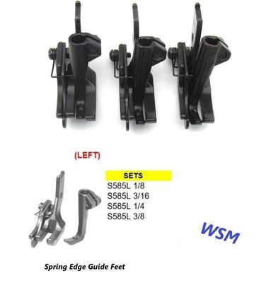 Spring Edge Guide Feet (Left &amp; Right Side) for Walking Foot machines. FREE SHIPPING