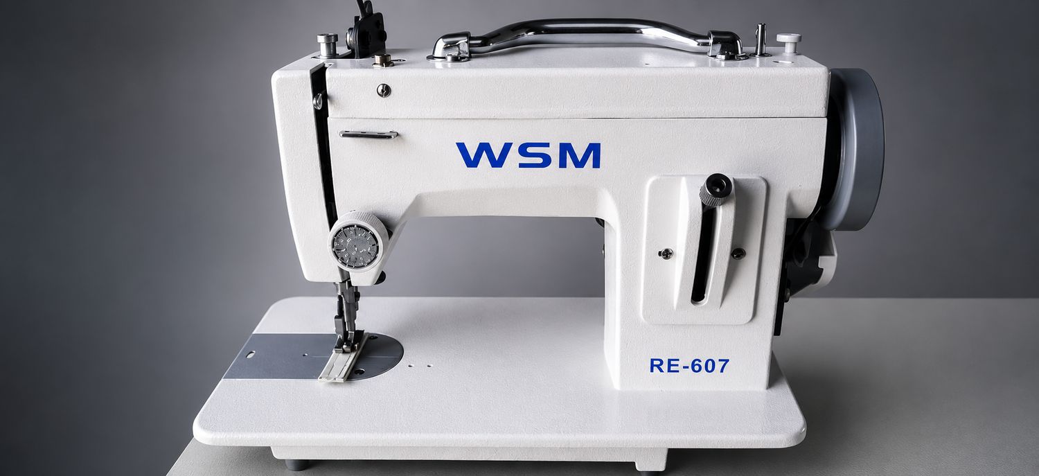 WSM RE-607 Straight Stitch Portable Walking Foot Machine with Reverse Feed