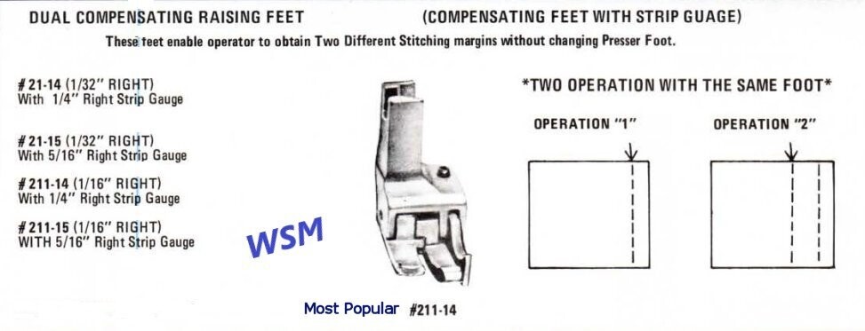 Dual Compensating Feet