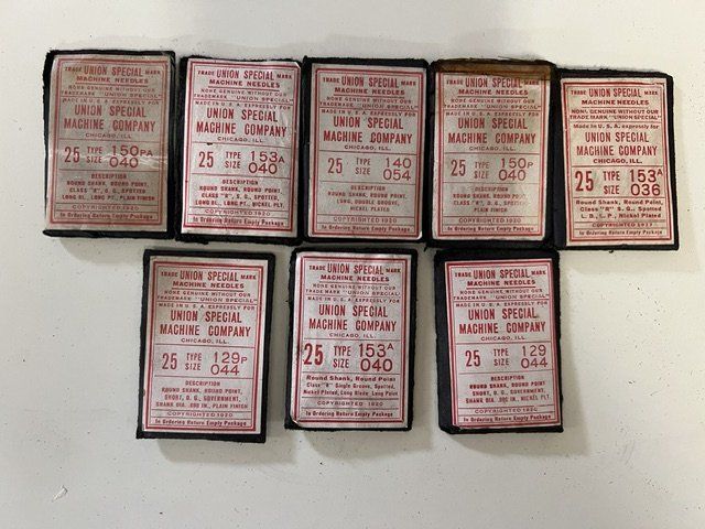 GENUINE VINTAGE UNION SPECIAL NEEDLES