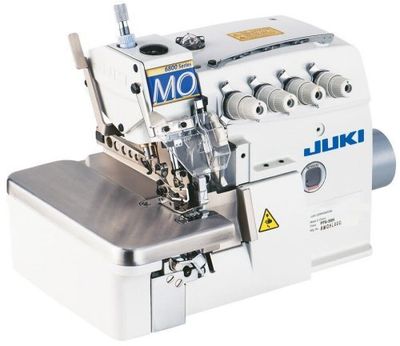 JUKI MO-6814DD Semi-Dry-Head High Speed 4-Thread Overlock Industrial Serger with Fully Submerged Table and Servo Motor