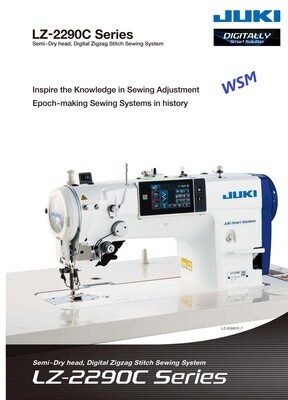 JUKI LZ-2290C High-Speed 1 Needle Lockstitch Zigzag Stitching Industrial Sewing Machine