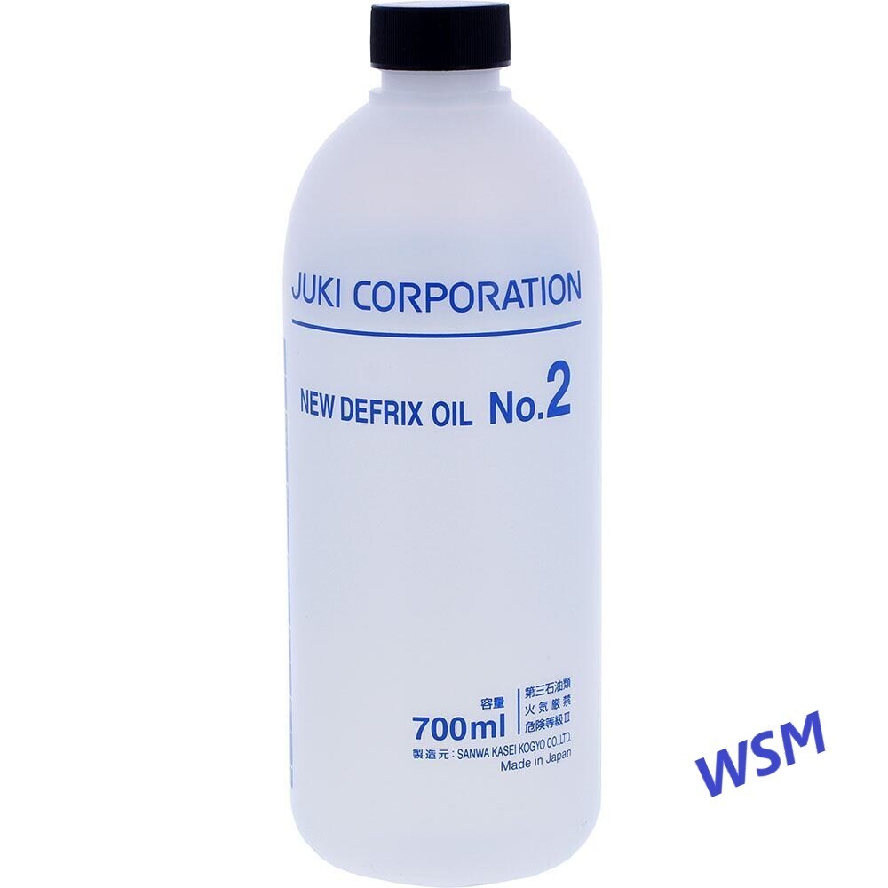 JUKI Genuine New Defrix Oil No.2 Sewing Machine Oil 700ml Bottle
