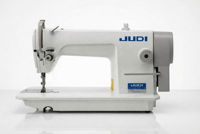 JUDI DDI-8700 High-Speed Single Needle Straight Lockstitch Industrial Sewing Machine with Table and Servo Motor - Free Shipping