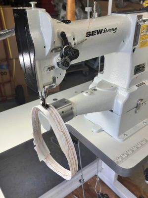 Sew Strong Cylinder Arm, Single Needle, Drop Feed, Needle Feed, Walking Foot, Alternating Presser Feet, Lockstitch Industrial Sewing Machine