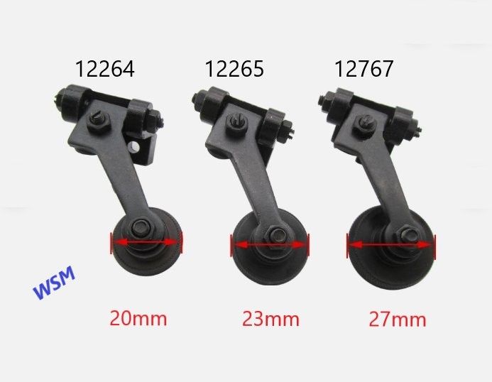Roller Feet for High Shank Sewing Machines. 3 Available Sizes
