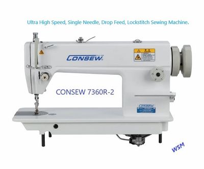 CONSEW 7360R-2 Head Only (No Motor-No Tabletop-Legs)