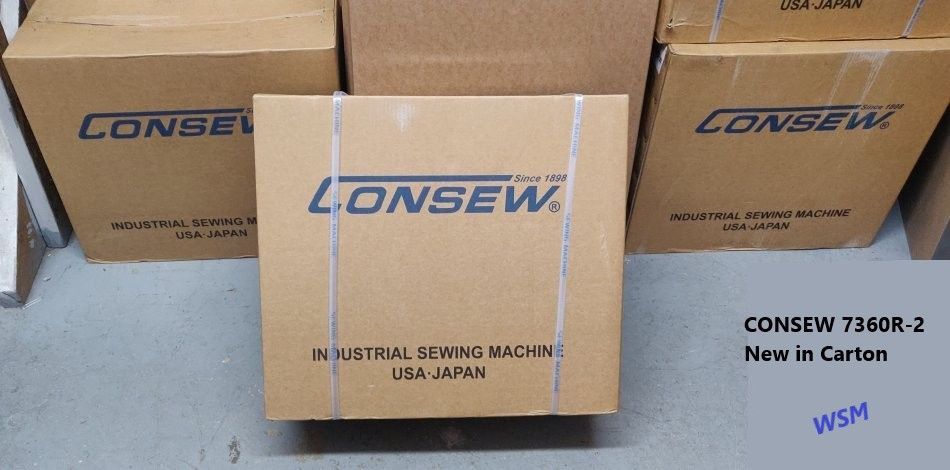 CONSEW 7360R-2 Head Only (No Motor-No Tabletop-Legs)