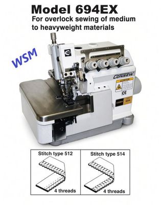 Consew 694EX High speed overlock machine 4 threads