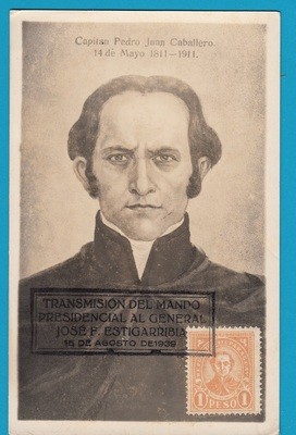 PARAGUAY maximum card 1939 Capitan Pedro Juan Caballero