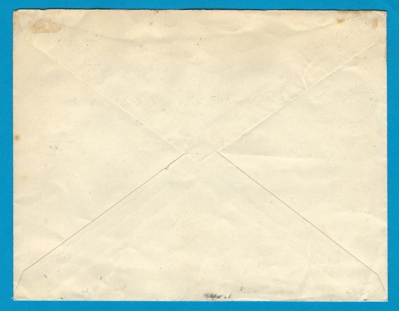 NEDERLAND brief 1934 met KNSM stempel S.S. Stuyvesant