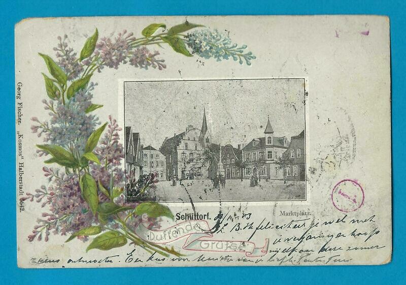 NEDERLAND zwerfkaart 1902 Apeldoorn naar Amsterdam