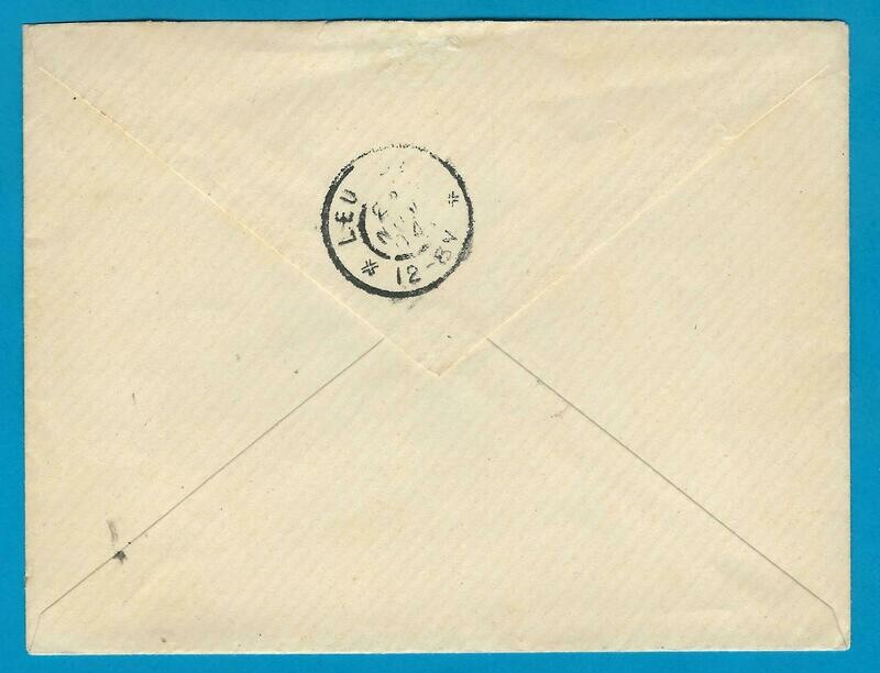 NEDERLAND lokale brief 1904 Leusden