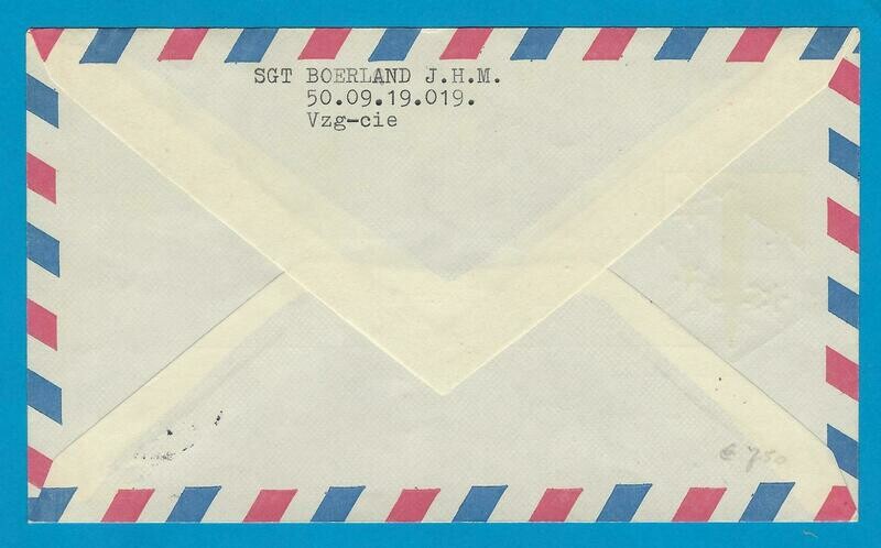 SURINAME Veldpost brief 1974 TRIS naar Nederland