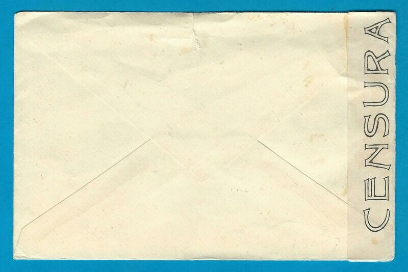 COSTA RICA censored cover 1944 Punta Arenas to Canada