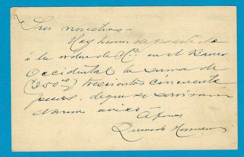 EL SALVADOR postal card 1917 Sonsonate to San Salvador