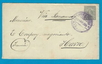 NICARAGUA envelope 1894 Managua to France