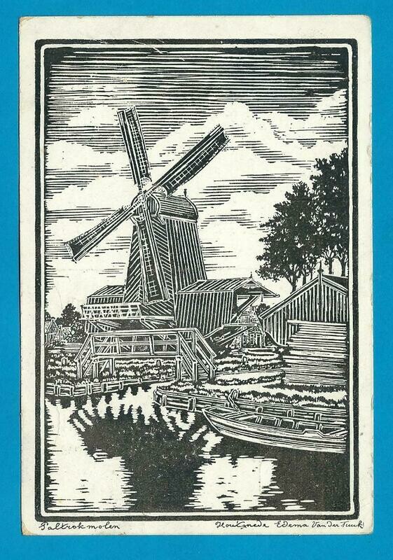 NEDERLAND drukwerk 1946 Rotterdam Hillegersberg