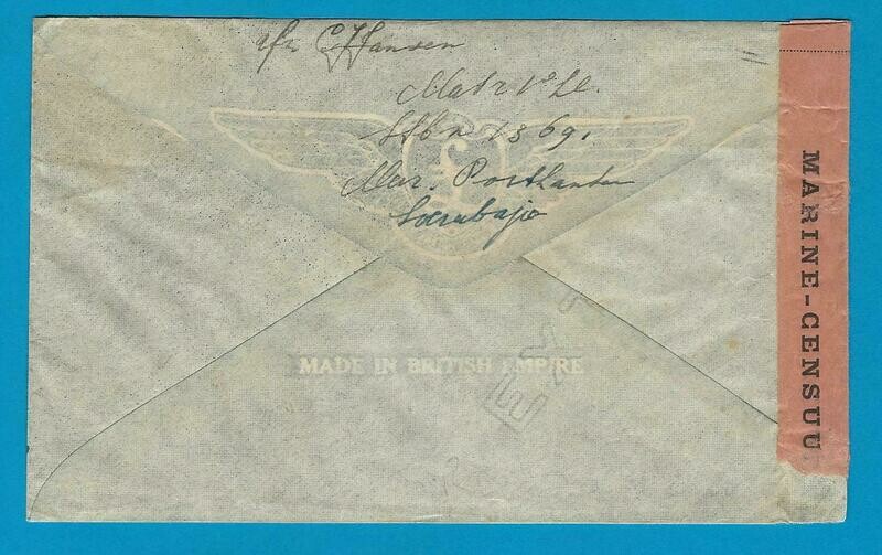 NETHERLANDS EAST INDIES censor cover 1941 Soerabaja