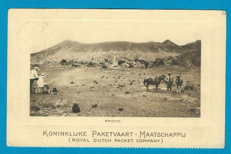 NETHERLANDS PPC KPM 1910 Medan to England