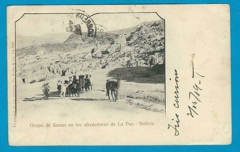 BOLIVIA PPC 1919 La Paz to France