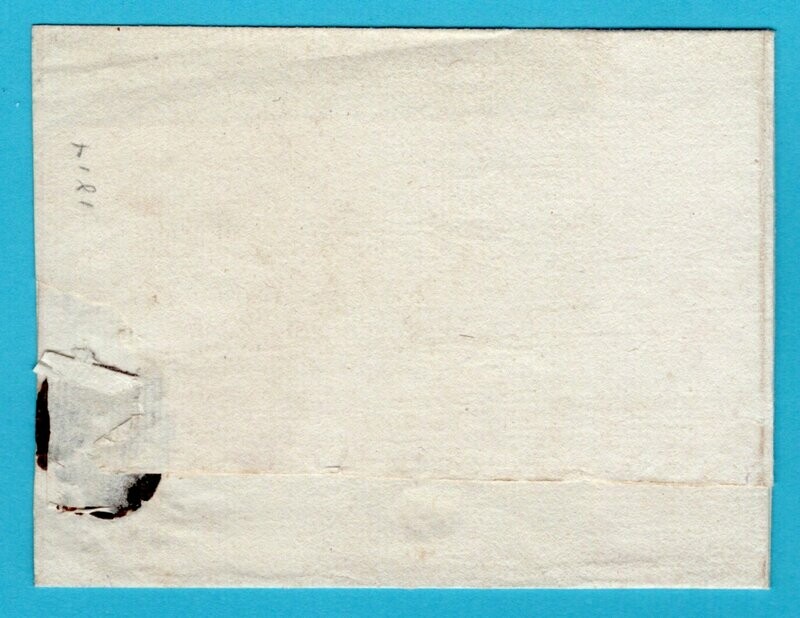 EL SALVADOR cover sheet around 1814 Salvador to Guatemala