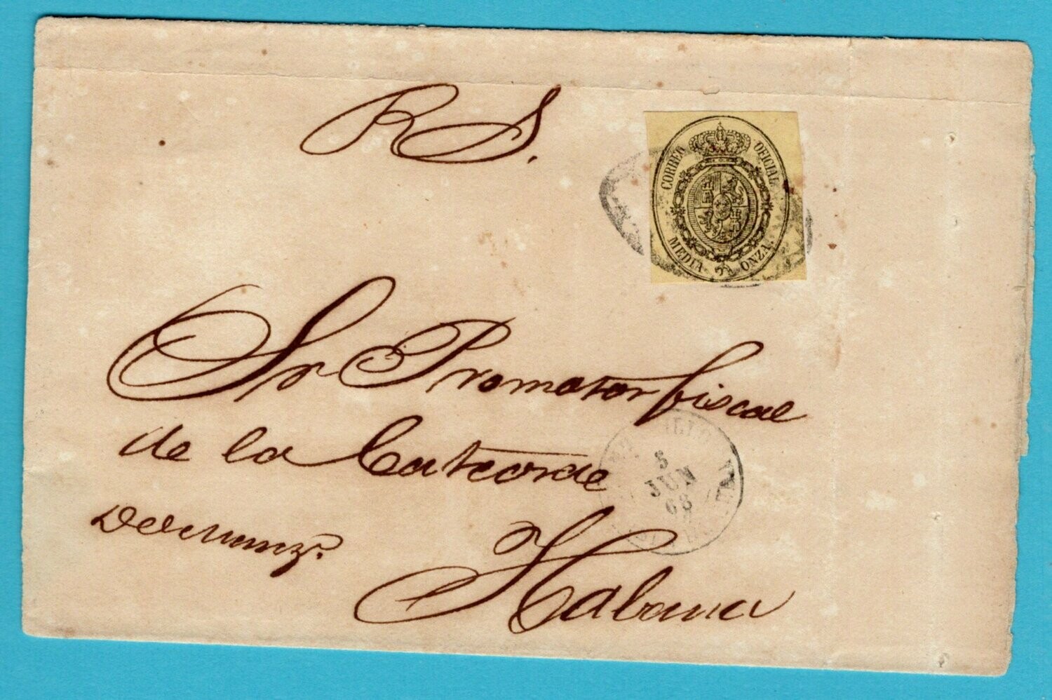 CUBA part of official document 1868