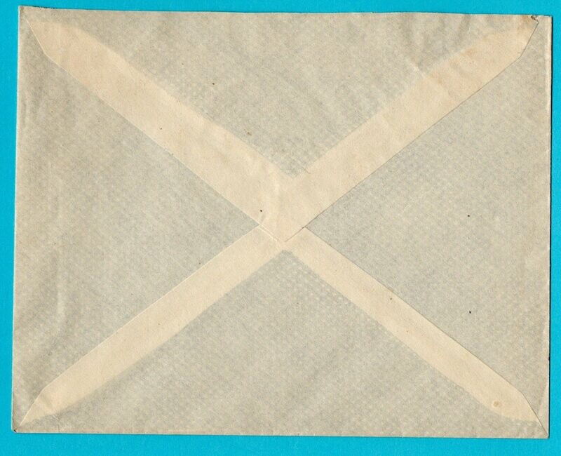 SURINAME brief 1927 Paramaribo met belasting cachet