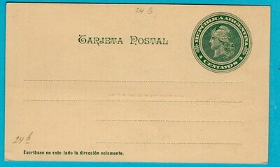 ARGENTINA illustrated postal card Arroyo Aurifero **