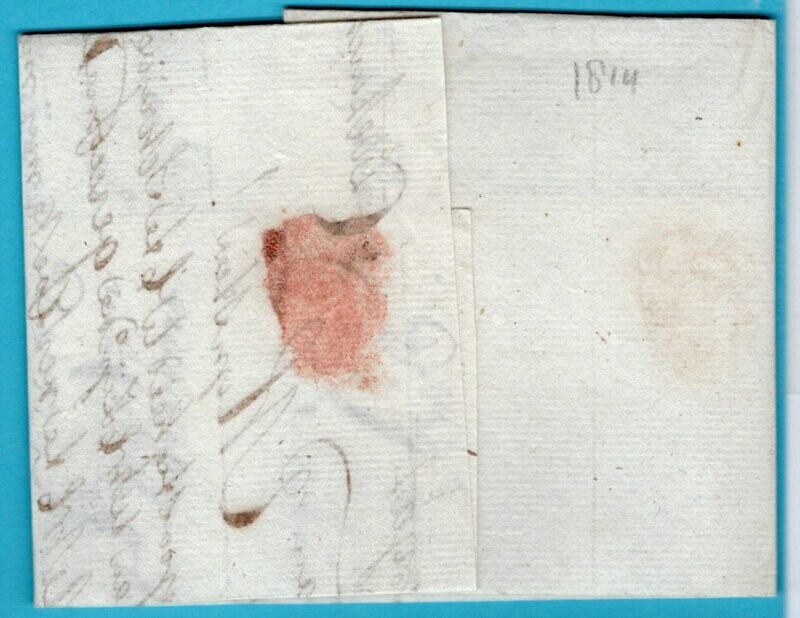 NEDERLAND complete brief 1814 Doesburg naar Schiedam