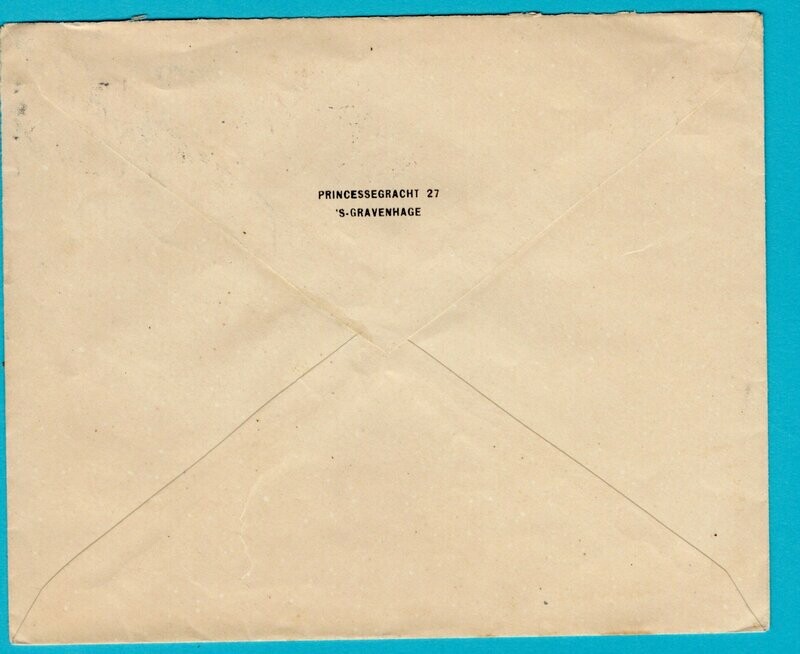 NEDERLAND Rode Kruis brief 1927 Den Haag naar Kapelle bij Goes