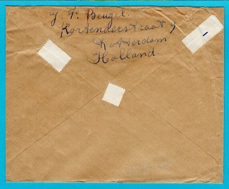 NEDERLAND brief 1949 Rotterdam naar USA
