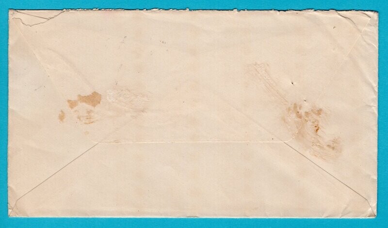 COLOMBIA cover 1922 Funza to USA with bisect