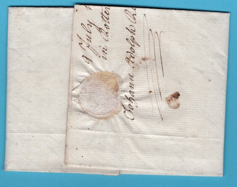 NEDERLAND brief 1790 Rotterdam naar Würtzburg Duitsland