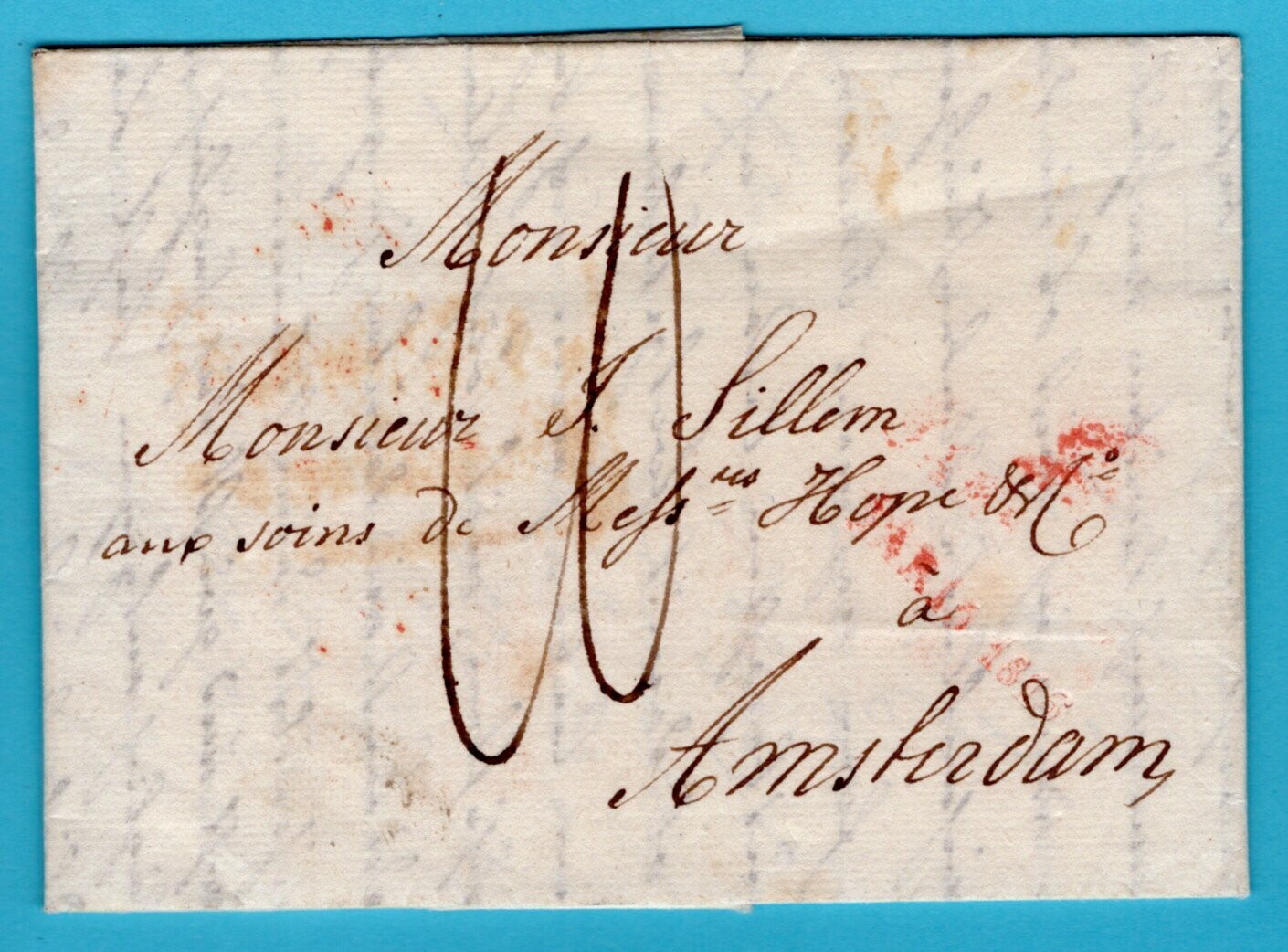 DUITSLAND brief 1816 Hamburg 