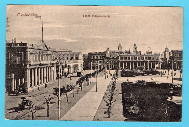URUGUAY PPC 1914 Salto to Montevideo