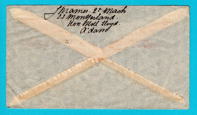 BRAZIL air cover 1938 RdJ red meter Touring Club to Netherlands