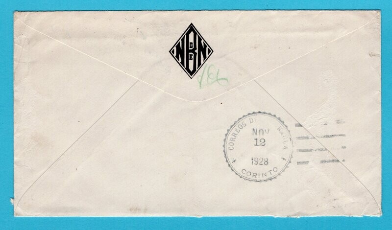 NICARAGUA official cover 1928 Granada to Czechoslovakia