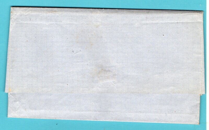 MEXICO entire 1869 Veracruz to Zacatecas