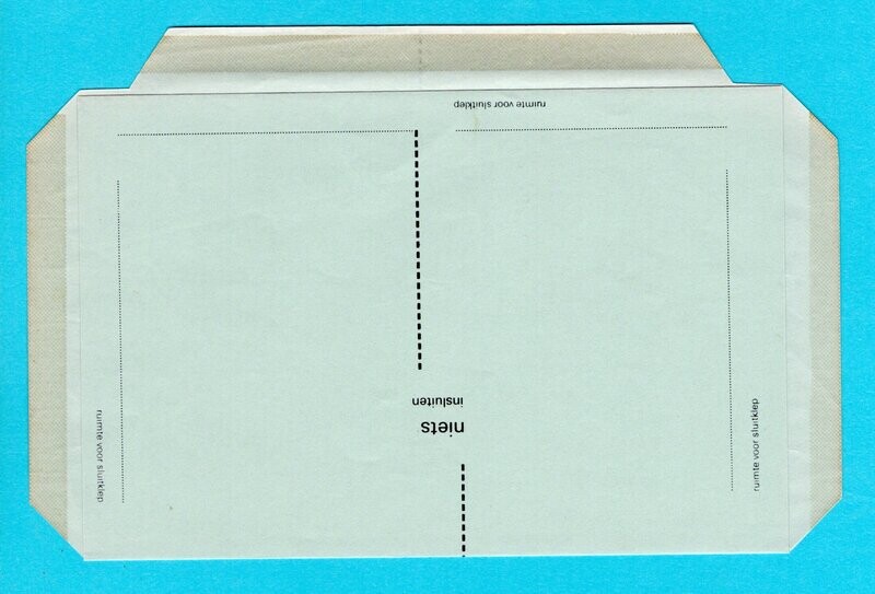 NEDERLAND luchtpostblad #27 zonder waarde inschrift 1982 **
