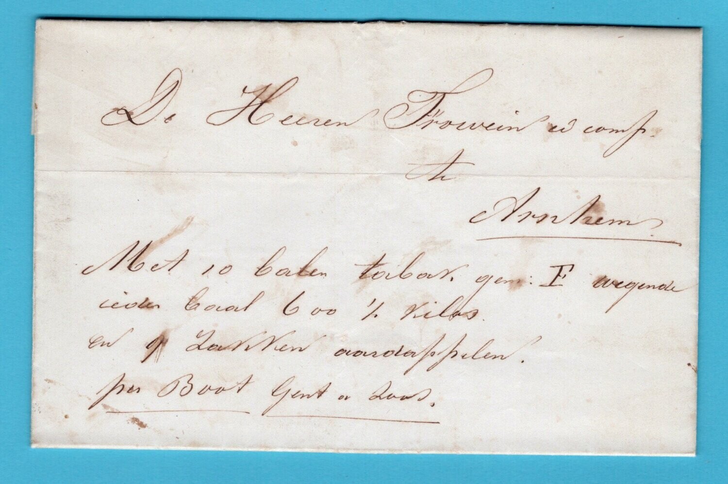 NEDERLAND brief 1867 Druten 