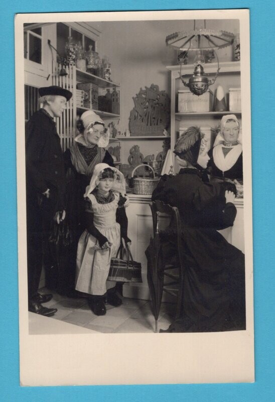 NEDERLAND prentbriefkaart 1958 Arnhem openlucht museum