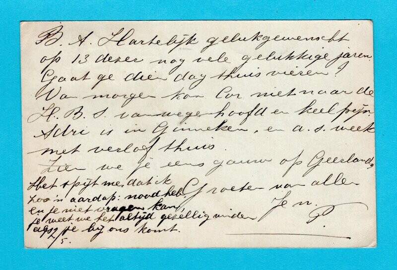 NEDERLAND briefkaart 1917 Breda naar militair met Expeditiekantoor A