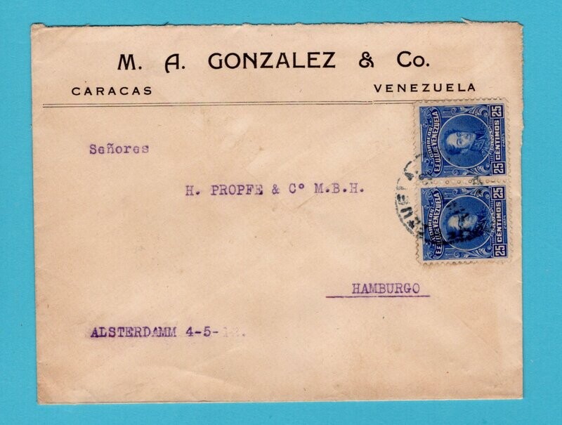 VENEZUELA cover Caracas to Germany
