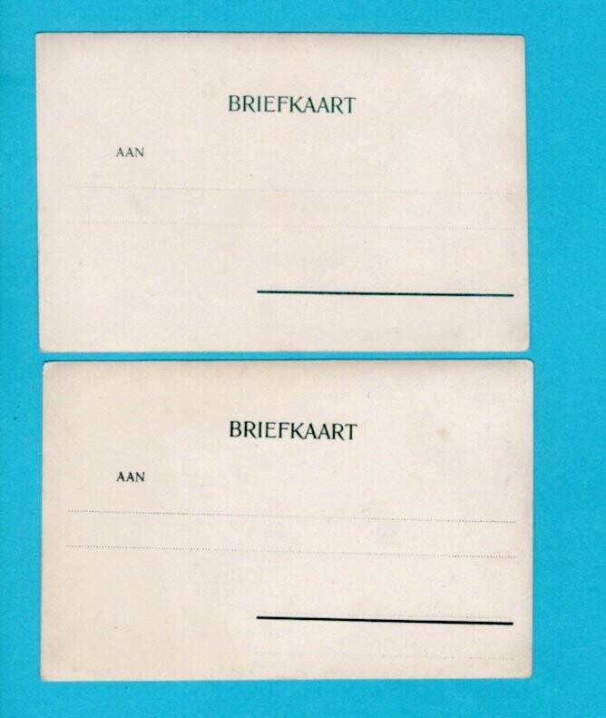 SURINAME 2 prentbriefkaarten Britse Hindoestanen