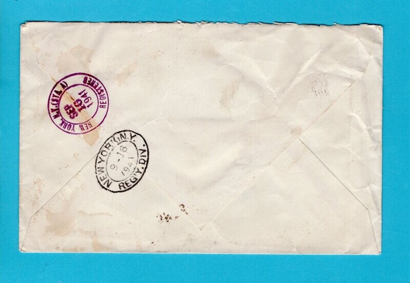 BRAZIL R cover 1941 D Federal to USA