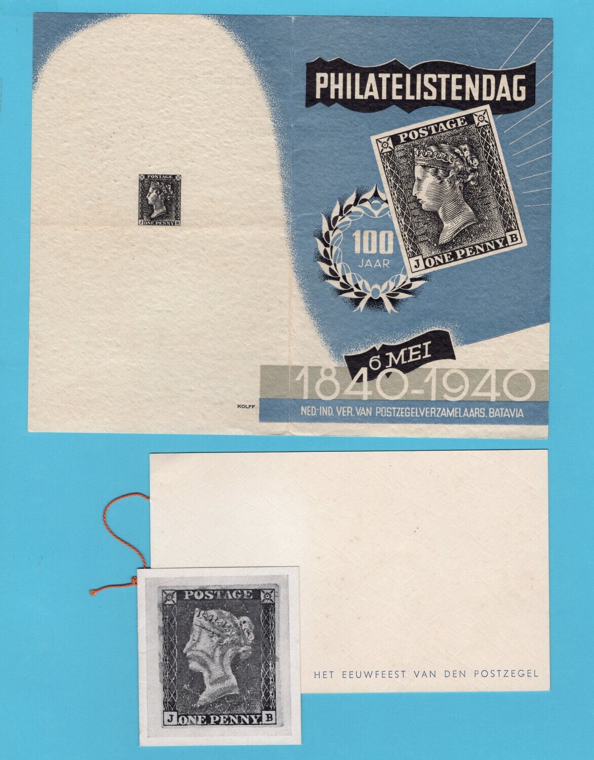 NETHERLANDS EAST INDIES stamp centenary 1940 exhibitiion