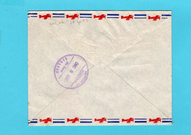CURAÇAO R censor FDC 1-12-1943 to Venezuela